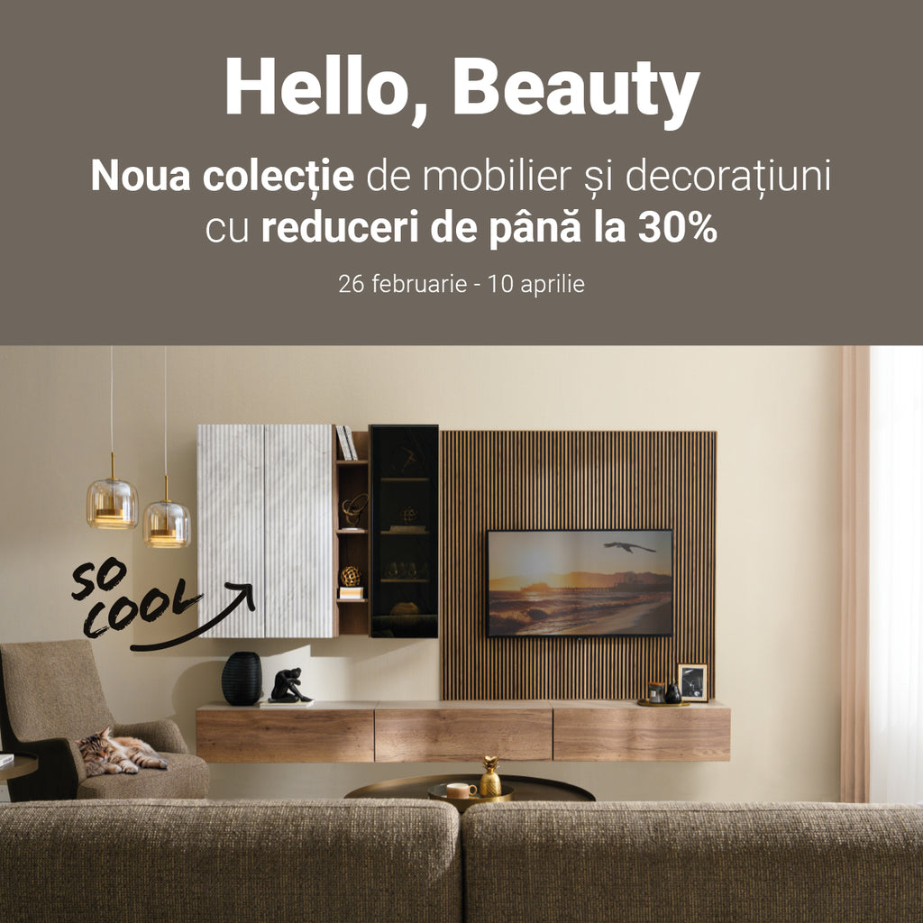 Hello Beauty - Noua colecție de mobilier și decorațiuni