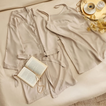 FIORE Set cămașă de noapte și halat