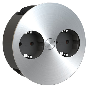 TWIST Priză dublă pentru blat 2 Schuko