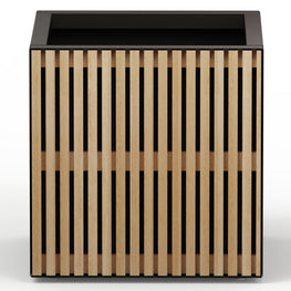 PLANTER WOOD CUBE Jardinieră