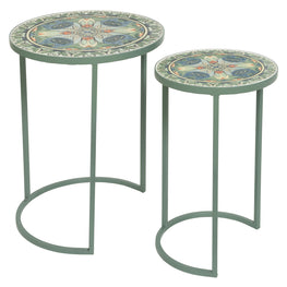 FERRARA Set 2 măsuțe exterior