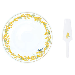 MIMOSA Platou servire, porțelan, D.32cm