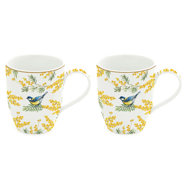 MIMOSA Set 2 căni, porțelan, 350ml