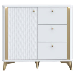 YASEMIN Comodă 1 ușă, 3 sertare