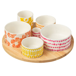 DELTA Set 6 boluri aperitive cu suport