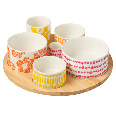 DELTA Set 6 boluri aperitive cu suport