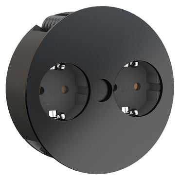 TWIST Priză dublă pentru blat 2 Schuko