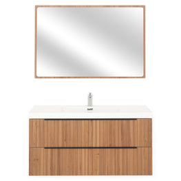 HARVEY Set mobilier baie, mască lavoar, lavoar și oglindă