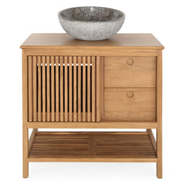 FUSION Set mobilier baie, mască lavoar și lavoar marmură