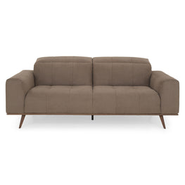 DENTON Canapea 3 locuri, mecanism tetiere, stofă
