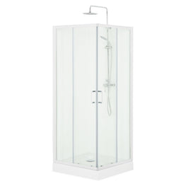 PROIECT Sistem duș uși culisante închidere colț