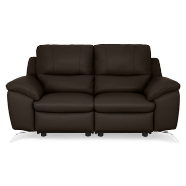 FINDLEY Canapea 2 locuri, 2 reclinere electrice, piele