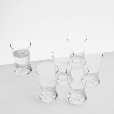 X-LINE Set 6 pahare whisky, sticlă, 200ml