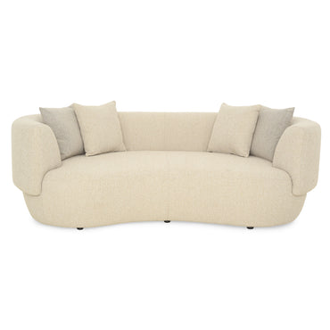 PAVIA Canapea 2 locuri, 4 perne decorative, stofă