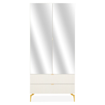 WAVE Dulap copii, 2 uși, 2 sertare