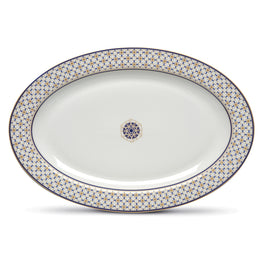 CHARLES Platou oval, porțelan, L.36cm