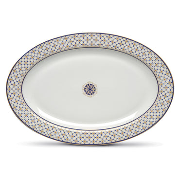 CHARLES Platou oval, porțelan, L.36cm