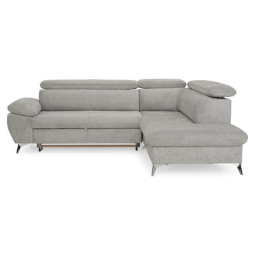 ELLE Colțar extensibil, șezlong stânga/dreapta, mecanism tetiere, stofă