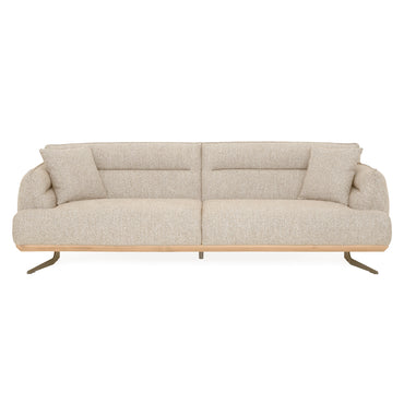 ODENSE Canapea 3 locuri, 2 perne decorative incluse, stofă