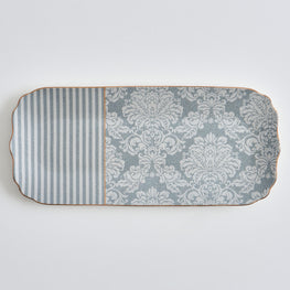 DAMASK Platou servire, porțelan, L.37cm