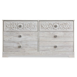 PAXBERRY Comodă lata, 6 sertare