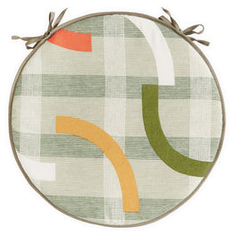 TESS ORANGE Pernă scaun, D.40cm