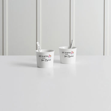 KITCHEN ELEMENTS Set 2 boluri cu linguriță