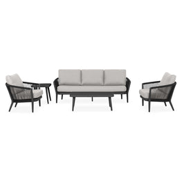 ORSO Set mobilier terasă/grădină, 2 fotolii, canapea și 2 măsuțe