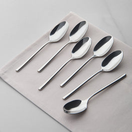 HERMES Set 6 lingurițe pentru ceai, inox