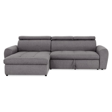 ELLA Colțar extensibil, șezlong interschimbil, ladă inclusă