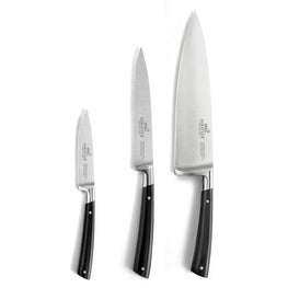 EDONIST Set 3 cuțite bucătărie, inox