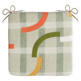 TESS ORANGE Pernă scaun, 40x40cm