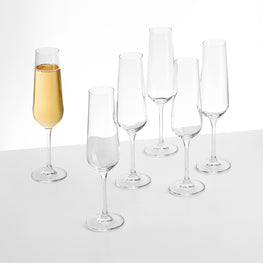 STRIX Set 6 pahare șampanie, 200ml