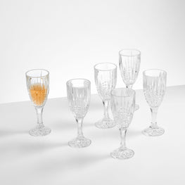 VIBES Set 6 pahare lichior, cristal, 50ml