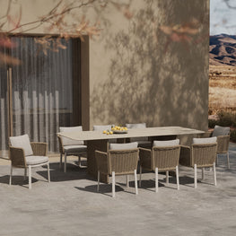 CATALINA Set mobilier terasă/grădină, 8 scaune și masă