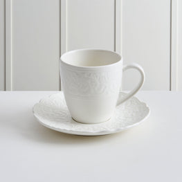 AMOUR Ceșcuță cu farfurioară, porțelan, 210ml