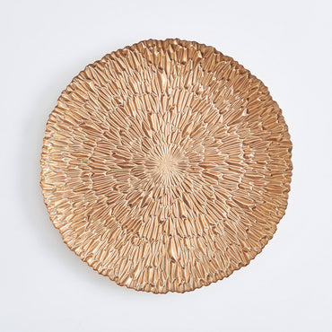 FRANTIC Platou, sticlă, D.33cm