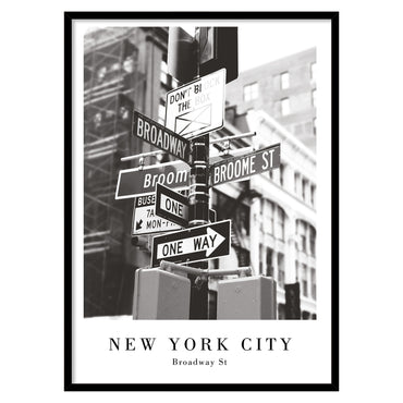 BROADWAY STREET Tablou