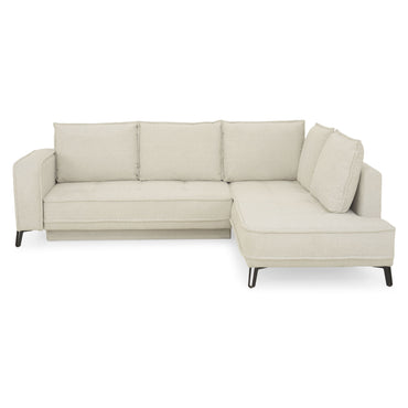 CHOLET Colțar extensibil, șezlong stânga/dreapta, ladă depozitare, stofă