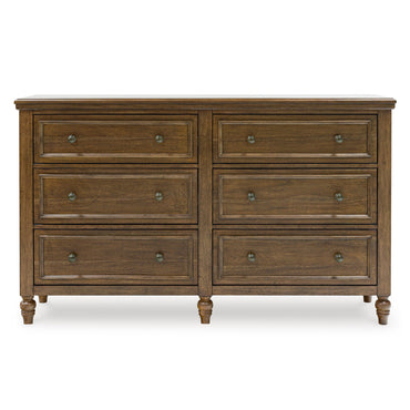 LAKEVIEW Comodă lată, 6 sertare