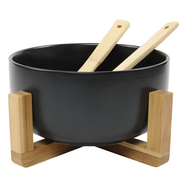 BAMBOO Bol salată, porțelan, D.21cm