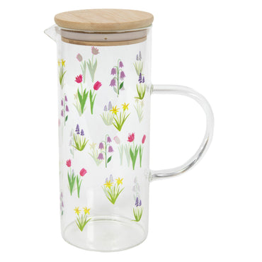 FLORAL Carafă, sticlă, 1L