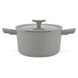 BALANCE Oală cu mânere și capac, aluminiu, D.24cm