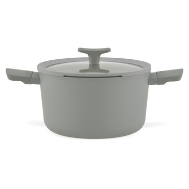 BALANCE Oală cu mânere și capac, aluminiu, D.24cm