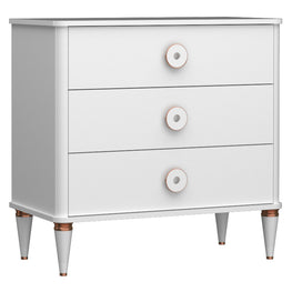 MARBELLA Comodă copii, 3 sertare