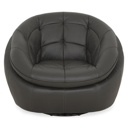 CHICAGO Fotoliu rotativ, piele