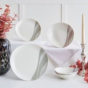 SYMPHONY Set veselă 24 piese, porțelan