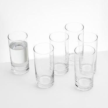 BALANCE Set 6 pahare diverse băuturi, sticlă, 300ml