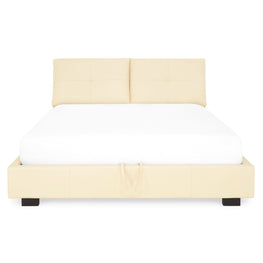 GRANT Pat tapițat, 160x200cm, somieră rabatabilă și ladă incluse