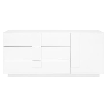 DEVON Comodă 1 ușă, 3 sertare